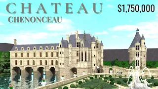 BLOXBURG Chateau de Chenonceau | Tour and Speedbuild Part 1