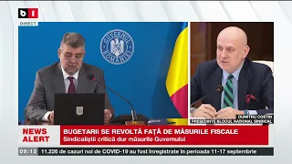 BUGETARII SE REVOLTĂ FAȚĂ DE MĂSURILE FISCALE_Știri B1TV_19 sept. 2023