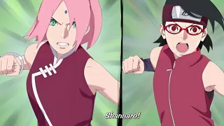 Boruto | Sakura vs Sarada