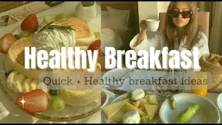 5 Quick + healthy breakfast ideas | Healthy breakfast🥑🍞| Sweet | Aesthetic | addictive