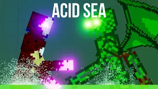 Evil Iron Man vs Cthulhu on Acid Sea [Zebra Gaming TV] People Playground 1.15