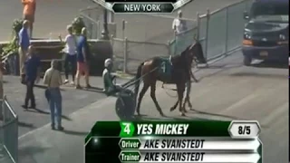 Yes Mickey & Åke Svanstedt wins the first Yonkers Trot elimination in 1.56,1 (1.12,2)