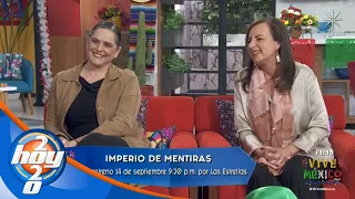 Cecilia Toussaint y Verónica Langer hablan acerca de sus personajes en 'Imperio de mentiras' | Hoy