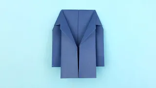 Origami Coat Easy || How to Make a Paper Coat