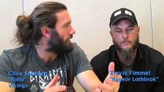 SDCC 2014: Clive Standen "Rollo" & Travis Fimmel "Ragnor" from Vikings