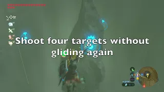 How to solve Shoot Four Targets to Win puzzle - Breath of the Wild - Ex Champion Revali's Song