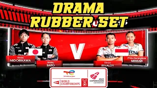 SENGIT || Rinov Rivaldy/Pitha Mentari (INA) Vs Hiroki/Natsu Saito (JPN) | BWF WORLD CHAMPIONSHIPS