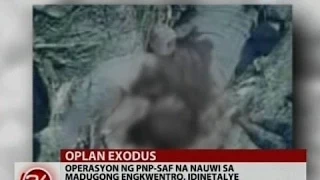 Marwan, nakatunog daw sa operasyon ng PNP-SAF kaya nagpasabog daw agad sa paligid ng kanyang kubo