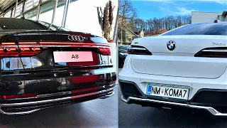 New Audi A8 Facelift 2023 vs New BMW 7 Series 2023 - Exterior Comparison by Supergimm