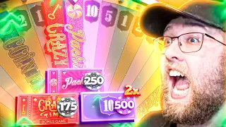 MY BIGGEST BET ON PACHINKO CRAZY TIME GAME SHOW! (PROFIT?!)