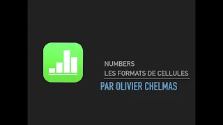 Numbers Les Formats de cellules