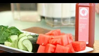 Watermelon Cucumber Juice For Energy and Debloating | Healthy Recipes | Fitness How To