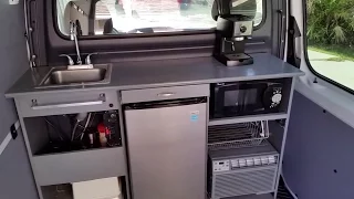 Mercedes Sprinter Work Van Kitchen Custom conversion RV DIY
