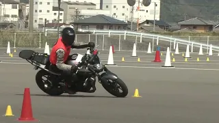 22 MSGC 橙 7 選手 MT-03 その 1 Moto Gymkhana Training   2022 4 3