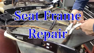 VW Sunbug seat spring repair and prep