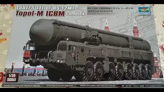 Unboxing 1/35 Topol-M ICBM complex