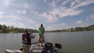 When to use the Carolina Rig to target and catch big post spawn largemouth bass