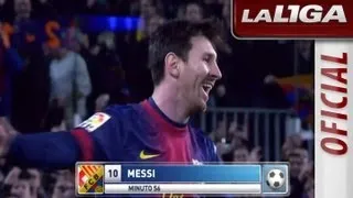 La Liga | FC Barcelona - Atlético de Madrid (4-1) | 16-12-2012 | J16 | Resumen