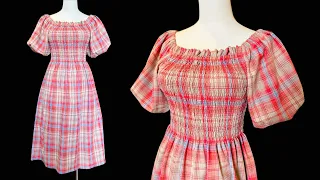 🌹 cutting and sewing dress this way is easy | sewing beautiful and cool summer dresses