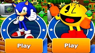 Sonic Dash Sonic VS Pac-Man Gameplay (iOS, Android) Part 1