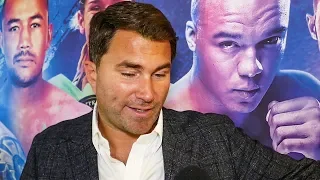 Eddie Hearn EXCLUSIVE: 95% criticising my old man's comments HAVE AGENDAS