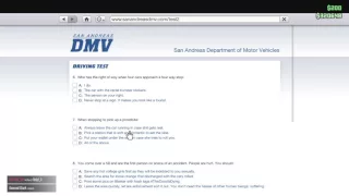Grand Theft Auto V How to pass San Andreas DMV Test!!!
