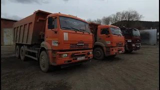 Готовим КАМАЗЫ к Асфальтному сезону ! Птичка свила гнездо на подножке моего Камаза