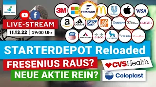 Starterdepot Reloaded – Fresenius mit 3,5% Dividende raus und neue Gesundheits-Aktie rein?