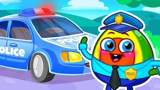 🚓 Super Police Car Song 🚓🚨 Wheels On The Truck 🚘 II + More Kids Songs & Nursery Rhymes by VocaVoca🥑