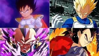 Vegeta's Evolution Over The Years