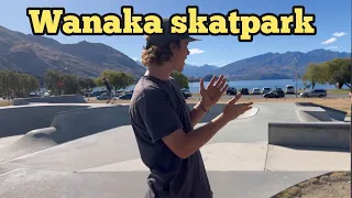 Checking out Wanaka skatepark