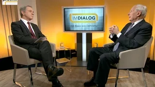 Im Dialog: Michael Hirz mit Klaus von Dohnanyi am 12.02.16