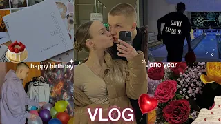 VLOG - день рождение молодого человека||подготовка сюрприза||сняли квартиру||боулинг||нам год❤️🎁