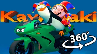 Los Pingüinos Sings The Amazing Digital Circus Theme | 360º VR