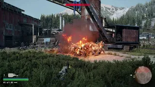 days gone defeat horde the old sawmill in Stealth way in ( normal difficulty).