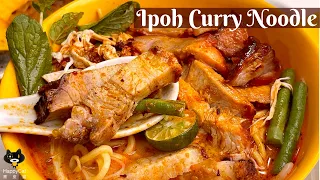 A bowl of Ipoh curry noodles that has a taste of home | Jian Zao Ipoh Curry Noodles (建造怡保咖喱面)