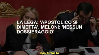 La Lega: 'Apostolico si dimetta'. Meloni: 'Nessun dossieraggio'