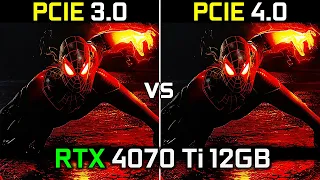 RTX 4070 Ti PCIe 3.0 vs PCIe 4.0 | Test In 8 Games at 4K | is there a Difference? | 2023