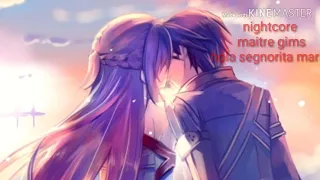 Nightcore maître gims holà senorita maria