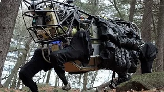 US Military Weapons 2016 - US Marines With Legged Robot LS3 New Technology