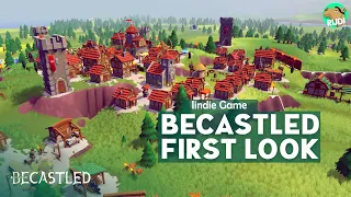 Becastled First Look - Medieval RTS Tower Defense City Builder Game 2021