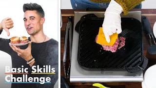 50 People Try To Grill a Burger | Basic Skills Challenge