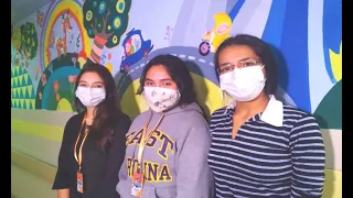 Jóvenes voluntarios le dieron color a la sala de pediatría del Hospital Japonés