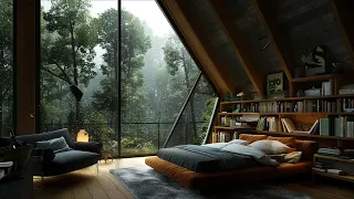 Fall Into Sleep in 3 Minutes with Torrential Rain on Metal Roof & Massive Thunder Sounds At Night