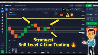 Secret Strong SnR levels & Live QUOTEX Trading / #binary #forextrading #skytextrading #quotex