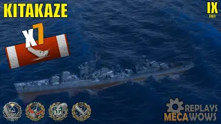 Kitakaze 7 Kills & 174k Damage | World of Warships Gameplay