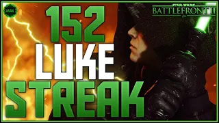 Battlefront-2 152 Max Level Luke Skywalker Killstreak/Gameplay (On Endor)