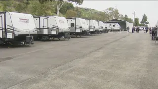 City of San Diego opens fourth safe parking lot for homeless families