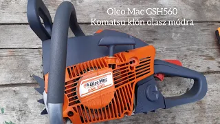Oleo Mac GSH560 Komatsu klón olasz módra