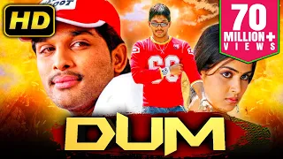 Dum (Happy) - Allu Arjun's Superhit Romantic Comedy Movie | Genelia D'Souza, Manoj Bajpayee